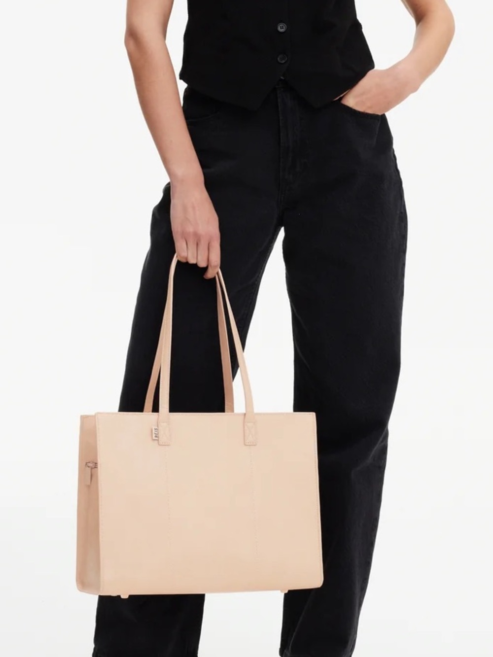 Beis The Work Tote in Beige